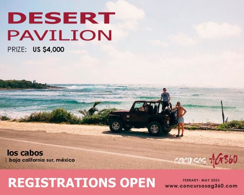 Desert Pavilion Concursos AG360 Competition