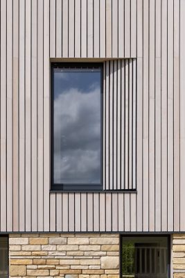 Godwit House in Warkworth, Northumberland, window