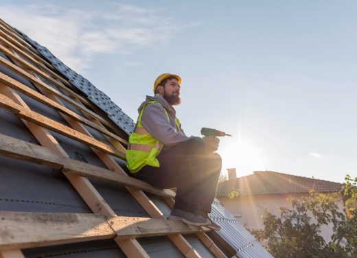 roofing contractor roof man