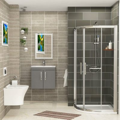 Shower cubicles for small bathroom