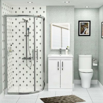 Shower cubicles for small bathroom