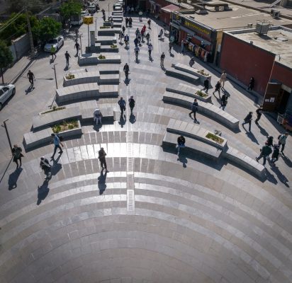 Tehran Entrance Plaza Station Sadeghiyeh Iran