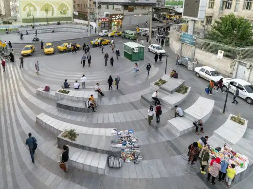 Tehran Entrance Plaza Station Sadeghiyeh Iran