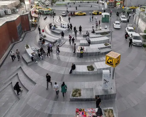 Tehran Entrance Plaza Station Sadeghiyeh