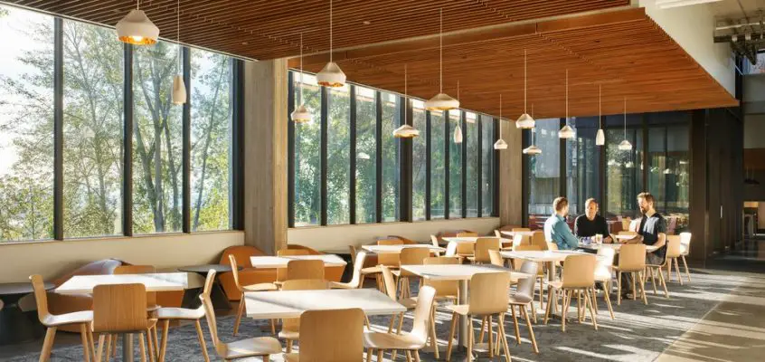 Center Table at North Campus Seattle, Washington