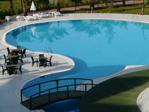 Classic Commercial Pool Deck Design