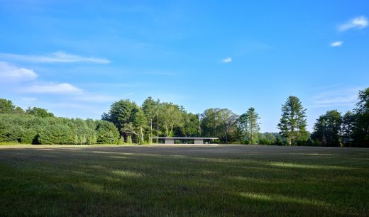 Minimalist Glass House in Berkshires, MA