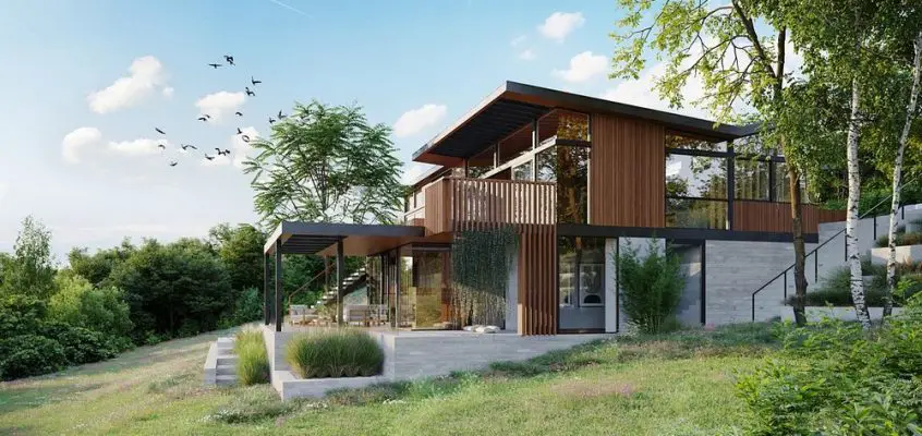 Sky-earth Residence, Belmont, California