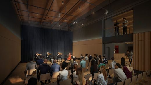 The Buxton Center for Bainbridge Performing Arts Building interior