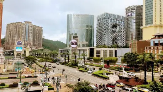 Macau casino resort buildings