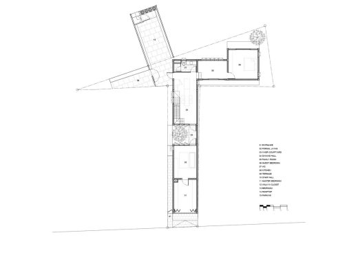 Thai wooden property floor plan