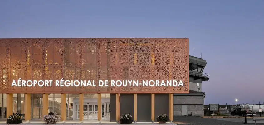 Rouyn-Noranda Airport Terminal, Quebec, Canada
