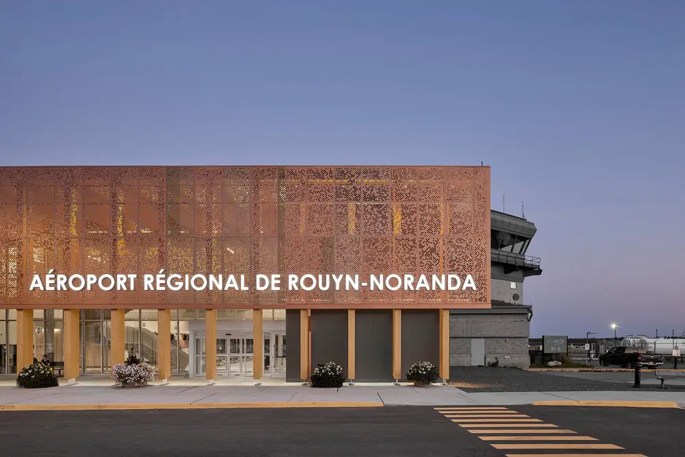 Rouyn-Noranda Airport Terminal Quebec Canada