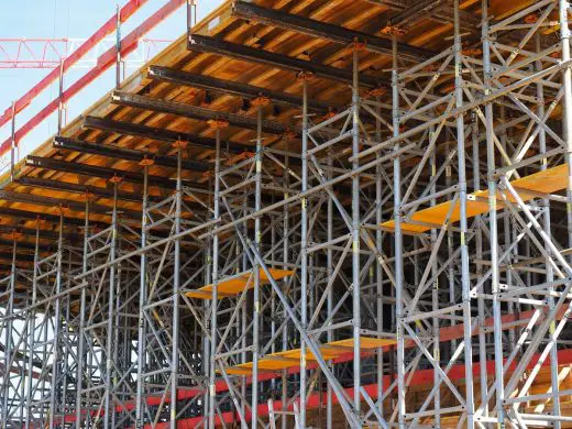 aluminium scaffolding applications industrial construction site
