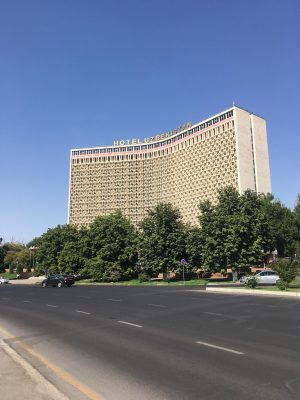 Hotel Uzbekistan building Tashkent