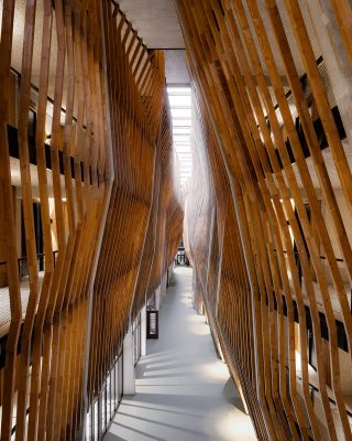 Jonas building IJburg atrium