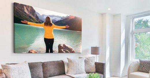 Panoramic canvas prints for large walls guide