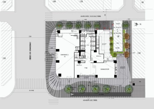 Taipei Zhongshan District Changan Duan 345 Offices plans