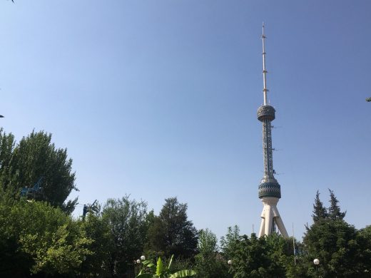 Tashkent TV tower building