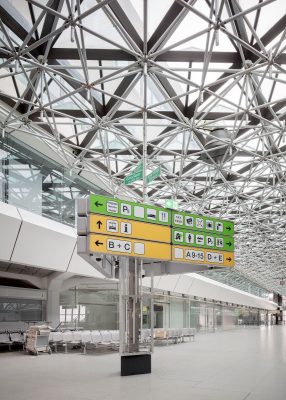 Terminal B former Berlin-Tegel Airport Germany