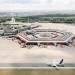 Terminal B former Berlin-Tegel Airport Germany