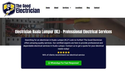 5 best electricians in Kuala Lumpur guide