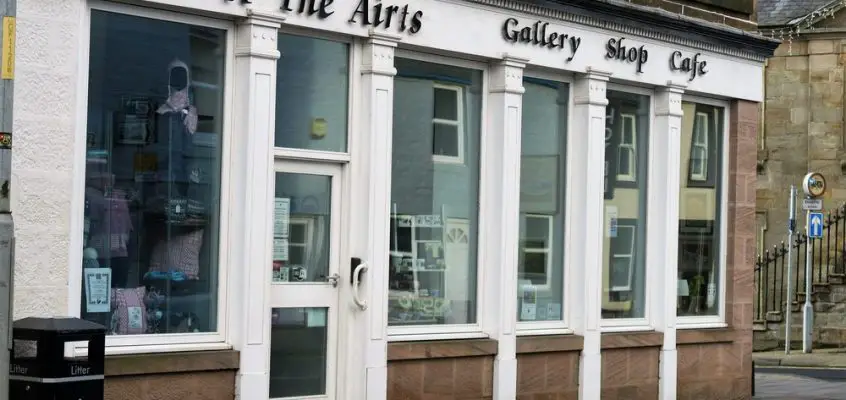 A the Airts on the High Street, Sanquhar, Scotland