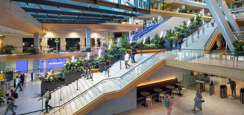 Booking.com Amsterdam workplace building