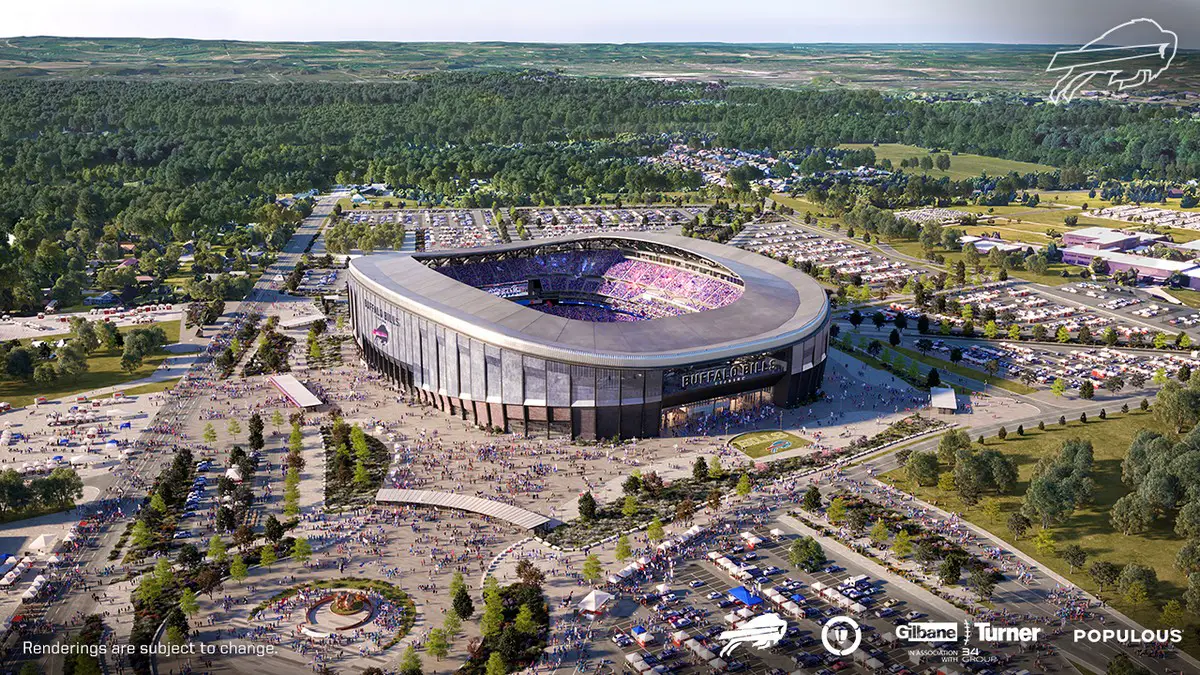 Buffalo Bills Stadium in Orchard Park, New York