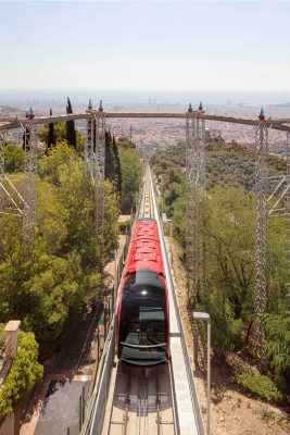 Cucadellum Tibidabo New Funicular Barcelona Spain