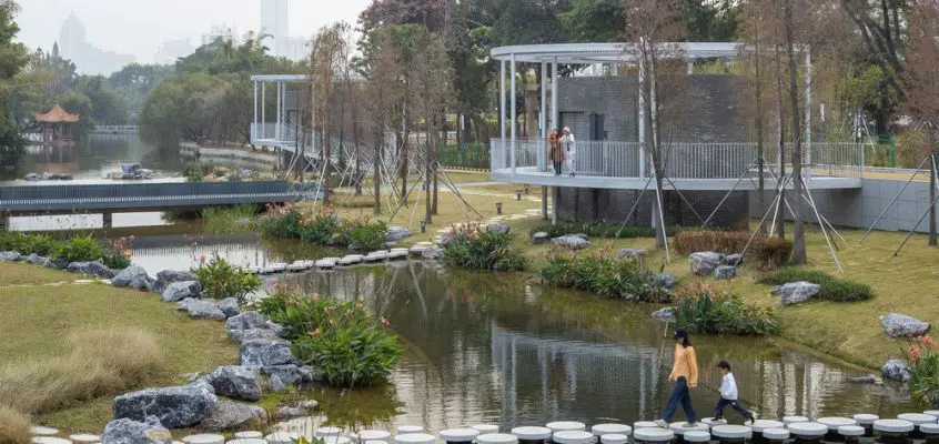 Honghu Park Water Purification Station, Shenzhen