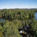 House on Lake Arthur, Québec, Canada
