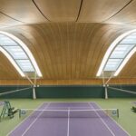 New AELTC Indoor Courts, Somerset Road, London, UK