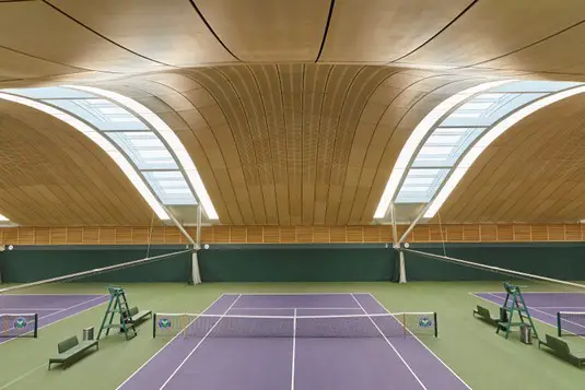 New AELTC Indoor Courts, Somerset Road, London