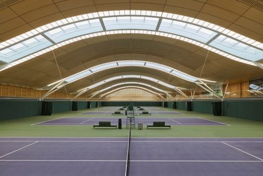 New AELTC Indoor Courts, Somerset Road,  London architecture news