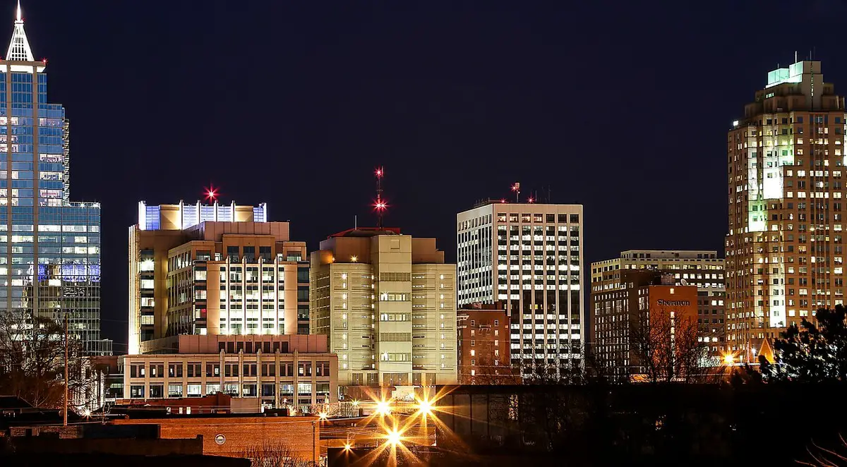 James Hardie Siding Raleigh, North Carolina city buildings, USA