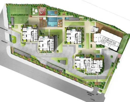 SAS Crown Hyderabad luxury residential development site plan