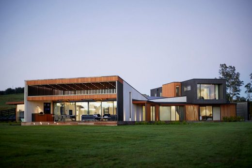 Modern residence in Waikato District NZ