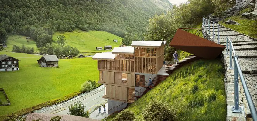 Swiss House Unterschächen Building, Switzerland