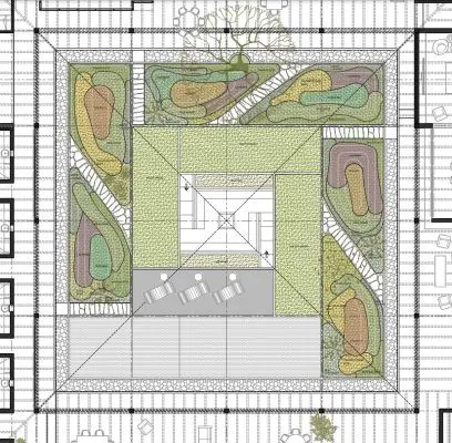 Modern Mexican residential building plan