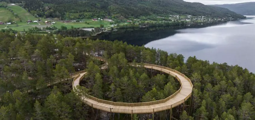 The Treetop Walk, Fyresdal, Norway