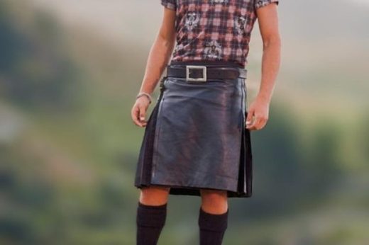 Incorporate gladiator kilts into your outfit