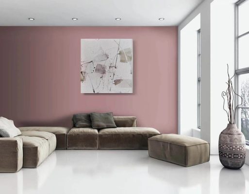 Modern paintings on canvas Abstract painting in the living room interior. Art s03196