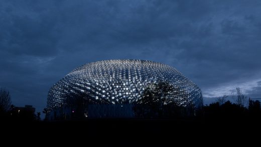 Novartis Pavillon Zero-Energy Media Facade Basel