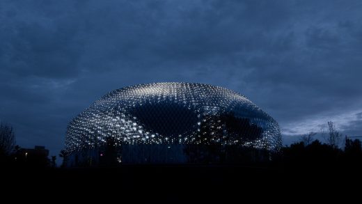 Novartis Pavillon Zero-Energy Media Facade Basel