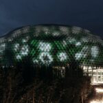 Novartis Pavillon Zero-Energy Media Facade Basel