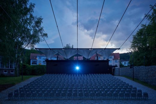 Open Air Cinema Prachatice South Bohemia Czech Republic