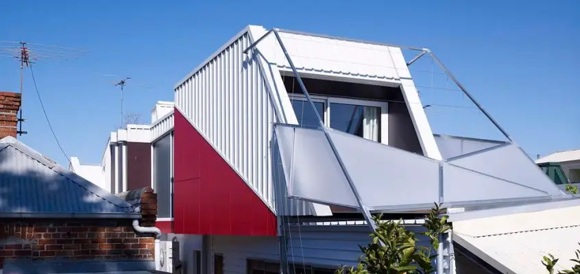 Roofscape House, Carlton, Melbourne
