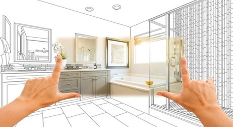 What are the stages of renovating a bathroom