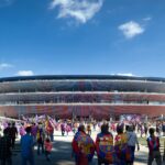 Camp Nou FC Stadium Barcelona Northeastern Spain